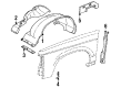 Chevy S10 Fender Splash Shield Diagram - 15592730