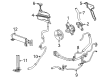 Cadillac SRX Power Steering Pump Diagram - 25900769