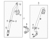 Buick Encore Seat Belt Diagram - 19353916
