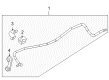 Pontiac Sway Bar Link Diagram - 19164953