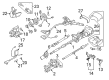 Hummer Steering Column Seal Diagram - 21996234