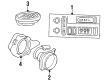 Buick Regal Car Speakers Diagram - 16154031