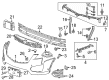 Cadillac Bumper Diagram - 84204163
