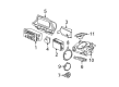 Saturn LS1 Car Speakers Diagram - 90586405