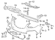 Buick Encore Bumper Diagram - 95350353