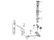 1999 Cadillac DeVille Shock Absorber Diagram - 22064729
