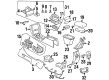 Cadillac Eldorado Automatic Transmission Shift Levers Diagram - 25636880