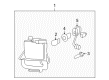 Cadillac STS Fog Light Diagram - 10397645