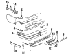 Cadillac Bumper Reflector Diagram - 16508661
