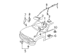 Buick Air Bag Sensor Diagram - 15085679