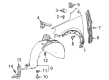 2023 Buick Encore GX Fender Splash Shield Diagram - 42755112