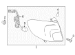 Buick Envision Tail Light Diagram - 84246416