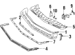Oldsmobile Calais Bumper Diagram - 22535657