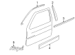 2000 Buick Regal Door Moldings Diagram - 88895857