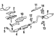 Pontiac Catalytic Converter Diagram - 25130526