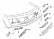 Cadillac CT6 Emblem Diagram - 84499240