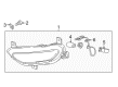 Chevy Bolt EV Forward Light Harness Connector Diagram - 42529556