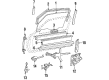 Cadillac Seville Door Handle Diagram - 16602806