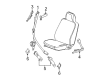 Pontiac Seat Belt Diagram - 88956211