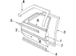 1990 Buick LeSabre Door Seal Diagram - 20742932