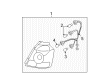 Chevy Aveo5 Tail Light Diagram - 96494902