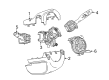 Chevy Volt Steering Column Cover Diagram - 23397539