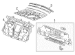 Cadillac CT6 Floor Pan Diagram - 84448221