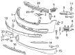 Chevy Tahoe Bumper Diagram - 84408066