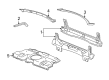 Cadillac DeVille Floor Pan Diagram - 12481965