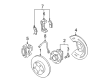 Buick Brake Backing Plate Diagram - 21993755