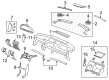 Chevy Caprice Dash Panel Vent Portion Covers Diagram - 92237216