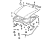 Buick LeSabre Hood Latch Diagram - 25625418