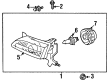 Chevy Prizm Headlight Diagram - 94857180