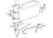 Chevy Cobalt Door Latch Assembly Diagram - 20818697