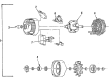 Buick Alternator Bracket Diagram - 25522242