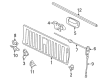 Hummer Tailgate Handle Diagram - 15997911