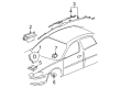 Buick LaCrosse Air Bag Clockspring Diagram - 19168463