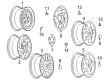 Buick Wheel Cover Diagram - 9595120