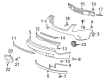 GMC Acadia Bumper Diagram - 25832805