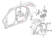 2017 Chevy Equinox Fuel Filler Housing Diagram - 22847036