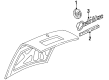 1995 Cadillac DeVille Emblem Diagram - 25636491
