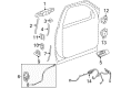 Cadillac Door Handle Diagram - 15930535