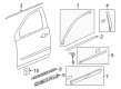 GMC Acadia Weather Strip Diagram - 25790460