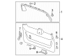 GMC Yukon XL 1500 Door Handle Diagram - 15952900
