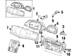 Cadillac Catera Speedometer Diagram - 90494648