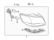 Chevy SS Tail Light Diagram - 92294101