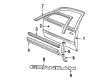 Oldsmobile Calais Door Seal Diagram - 20676732