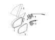 Saturn Ion Side View Mirrors Diagram - 22726680