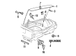 Buick Door Hinge Diagram - 12537265