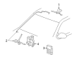 Cadillac Escalade Antenna Cable Diagram - 19116678